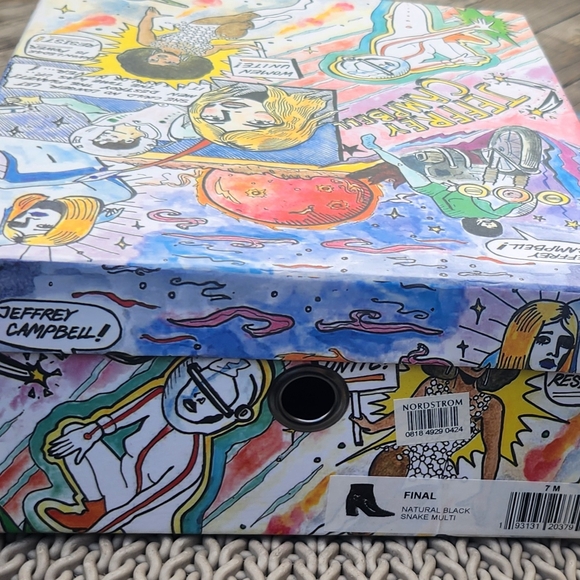 Jeffrey Campbell Faux Snake Print Boots - Picture 5 of 5